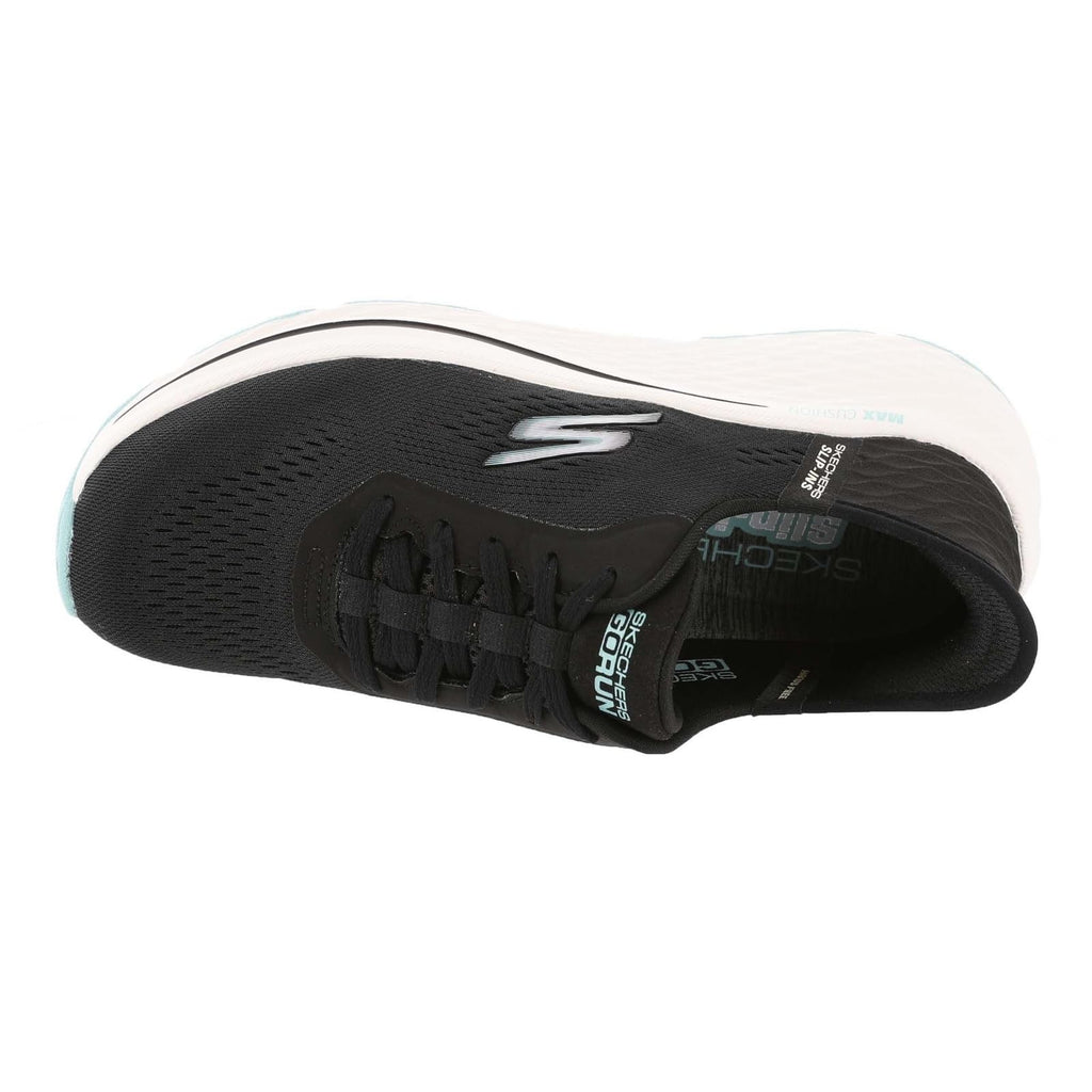 Skechers Women's Slip-Ins, Max Cushioning Elite 2.0, Black/Blue, Size 8.5