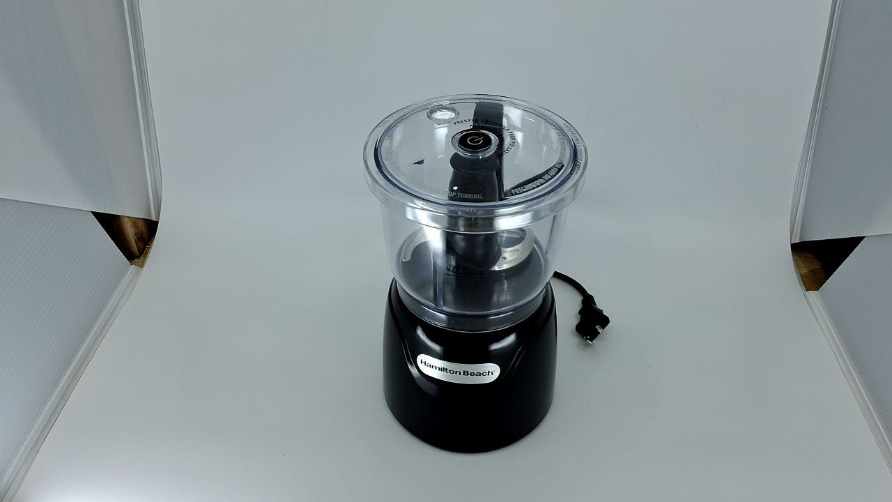 Hamilton Beach 3-Cup Electric Vegetable Chopper, Black, 350 Watts