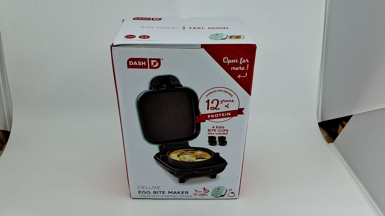 Sous Vide Egg Bite Maker w/ Silicone Molds, Keto & Paleo Friendly - Aqua