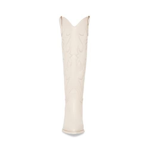 Madden Girl Women's Arizona Western Boot, Bone Paris, 7