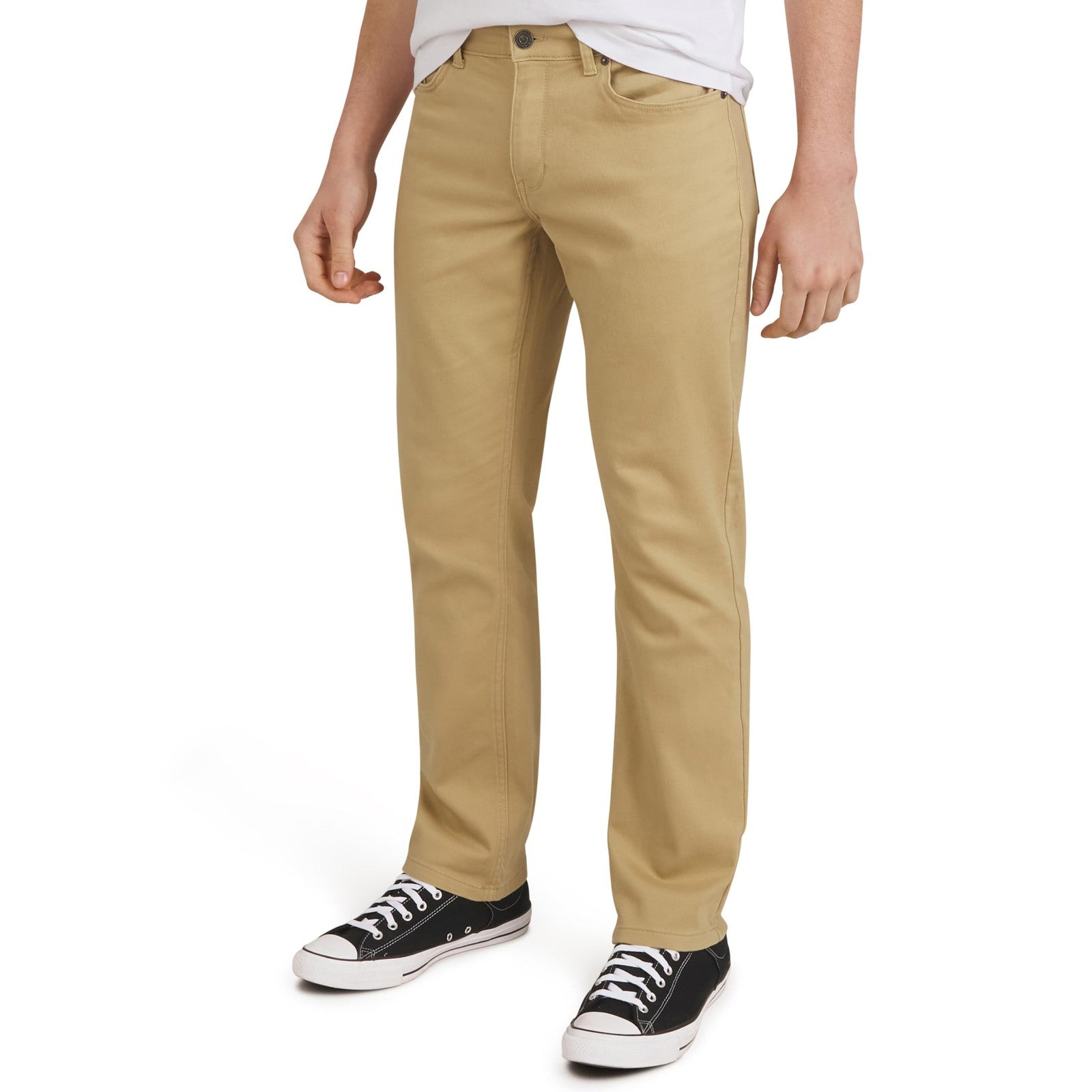 Men's Stretch Fit Chino Pants, Quiksilver, Vintage Khaki, 32W x 32L