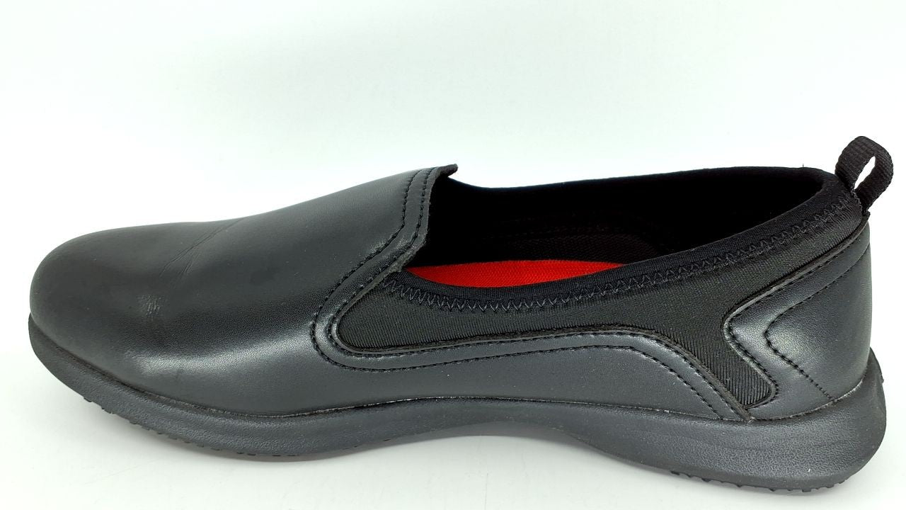 Shoes for Crews Women's Quincy Sneaker, Black. 10
