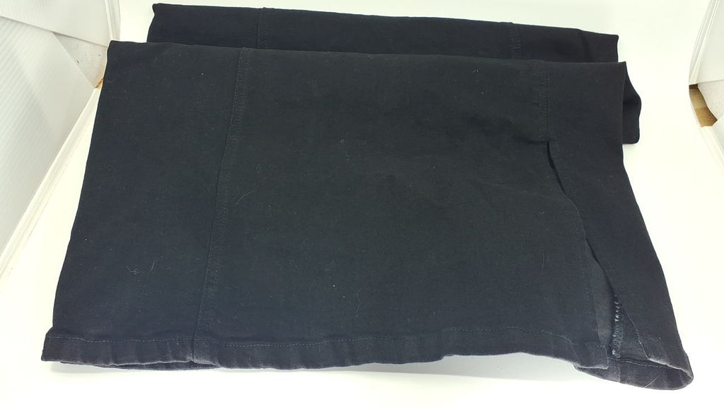 Sleeveless Black Denim Dress for Women, Large, Midi Length
