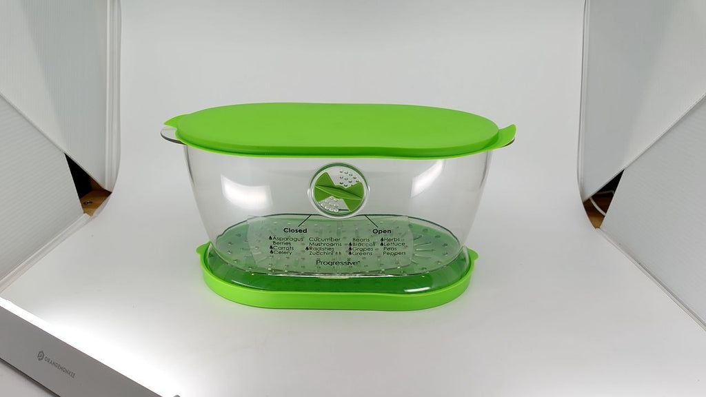 Progressive Lettuce Keeper Produce Storage Container, 4.7 Qt, Green