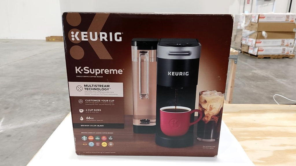 Keurig K-Supreme Single Serve Coffee Maker Black MultiStream Technology