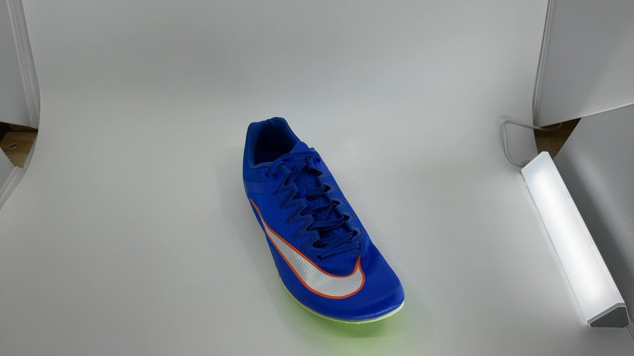Nike Rival Sprint Spikes DC8753-401 Size 6.5 Men / 8 Women Racer Blue/Lime Blast