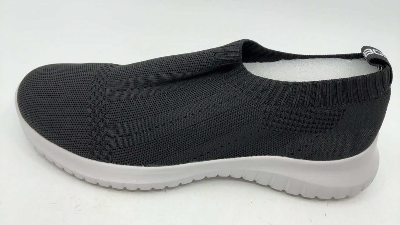 TIOSEBON Women's 9 US Black Lightweight Breathable Walking Shoes