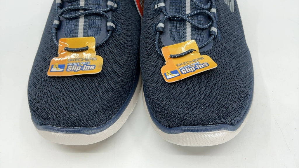Skechers Men's Summits High Range Hands Free Slip-in Sneaker, Navy, 9.5 Wide