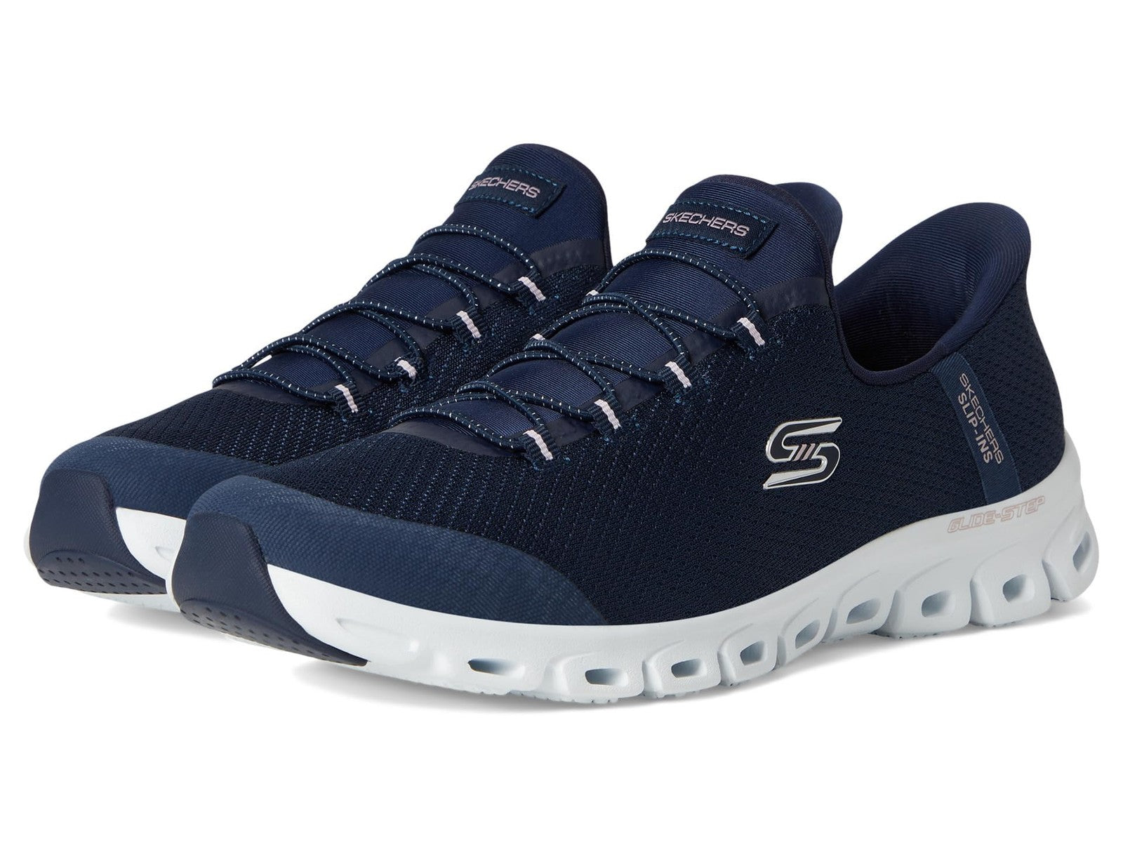 Skechers Sport Women's Glide-Step-Pursuit Hands Free Slip-INS Sneaker, NVY, 10