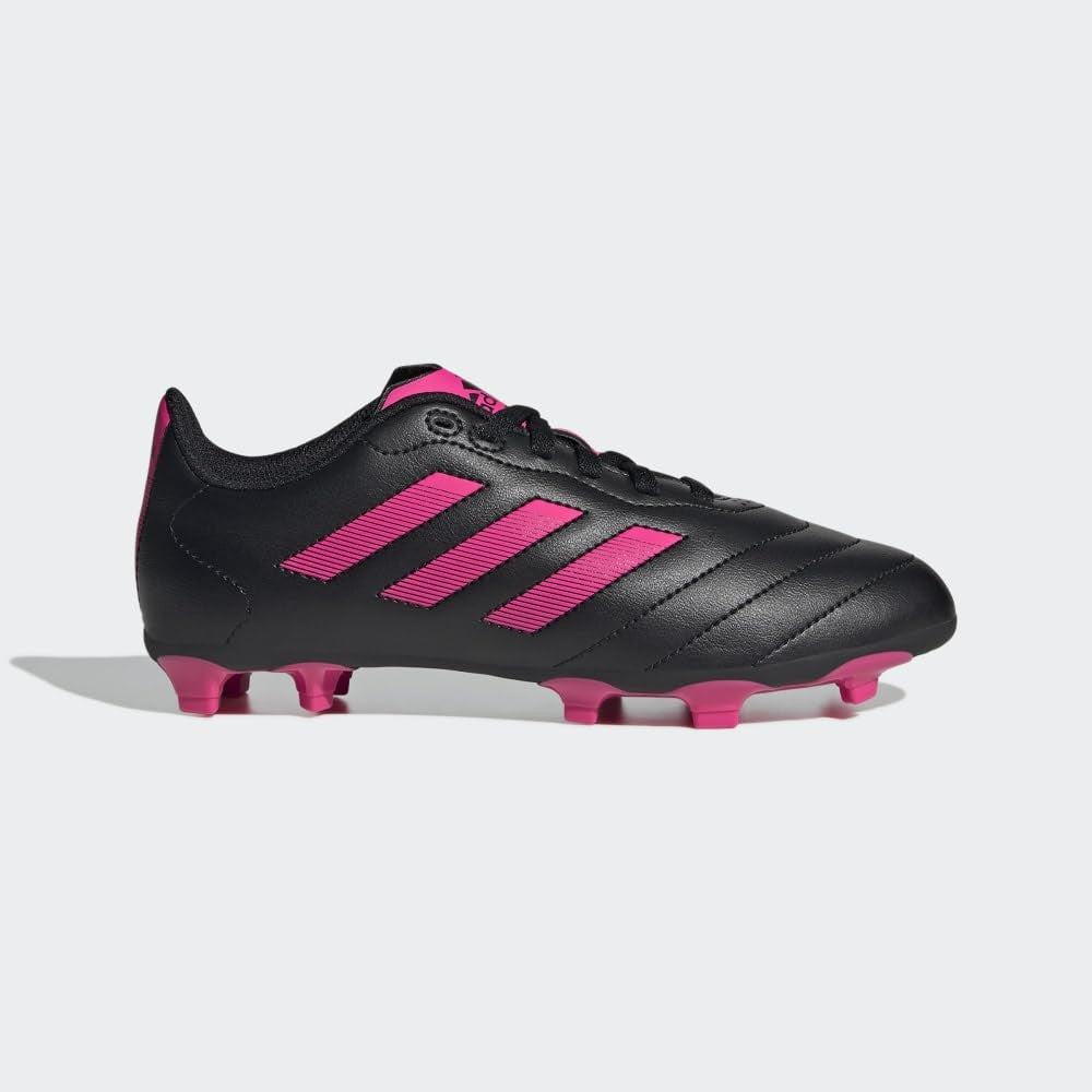 Adidas Goletto VIII Firm Ground Cleats Black/Team Shock Pink 1.5 Big Kid
