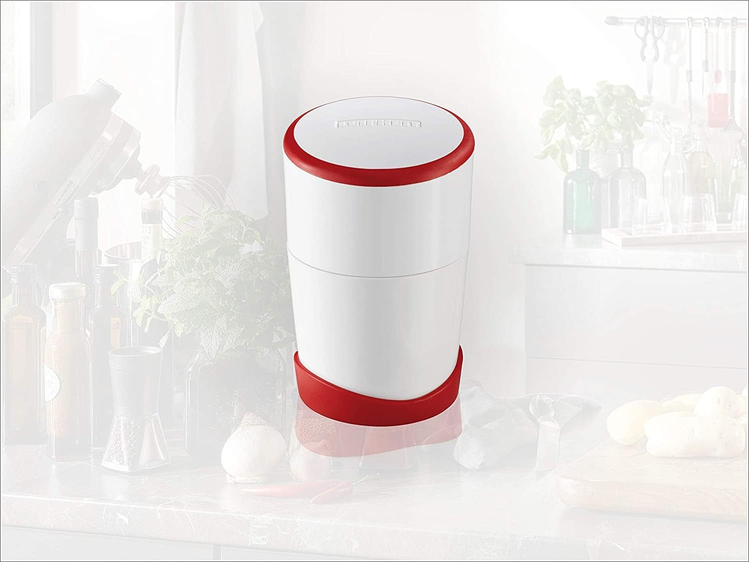 Leifheit Comfortline Gourmet Slicer, White/Red