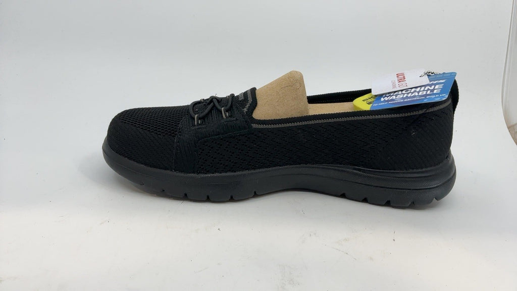 Skechers Women's On-The-Go Flex - Logan Skimmer, Black/Black, 8