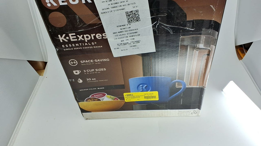 Keurig K-Express Essentials Black Single-Serve K-Cup Pod Coffee Maker