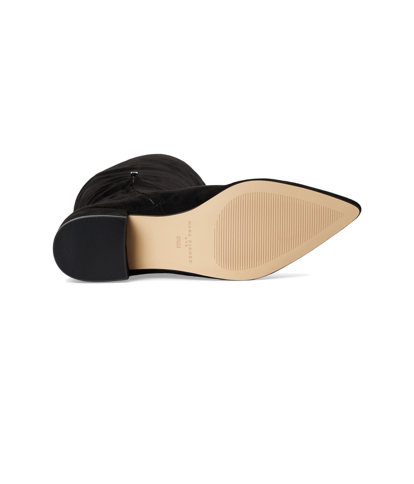 Marc Fisher LTD Women's Lottie Over-The-Knee Boot, Black 001, 10