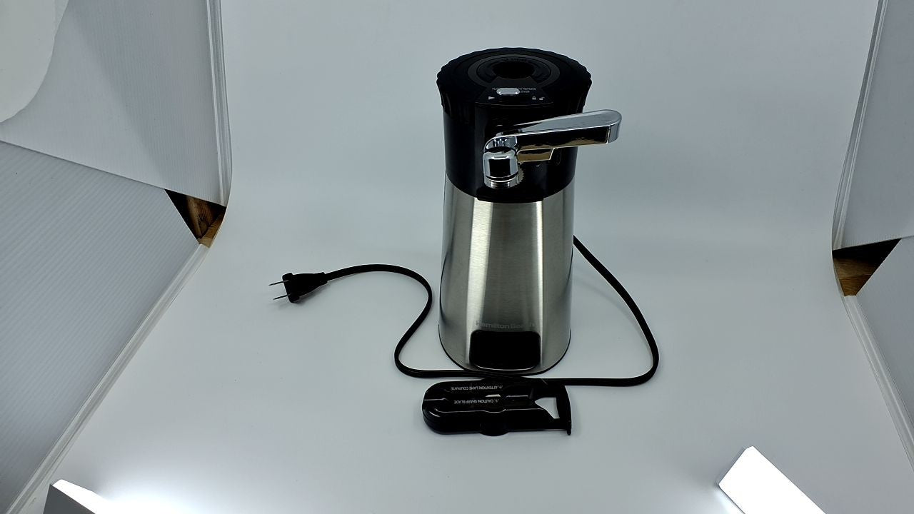 Hamilton Beach OpenStation Electric Can Opener w/ Multi Tool, Stainless Steel