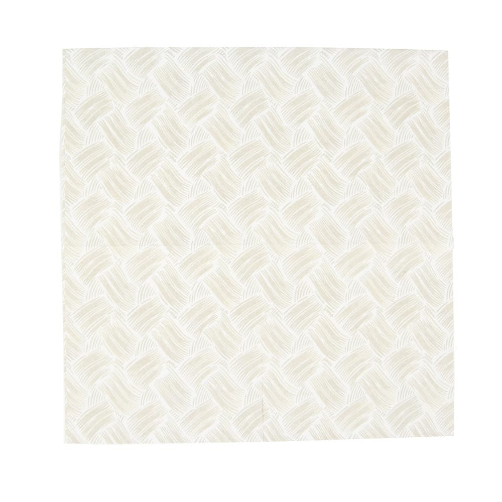 Caspari Basketry Flax Paper Linen Cocktail Napkins - 15 Per Package