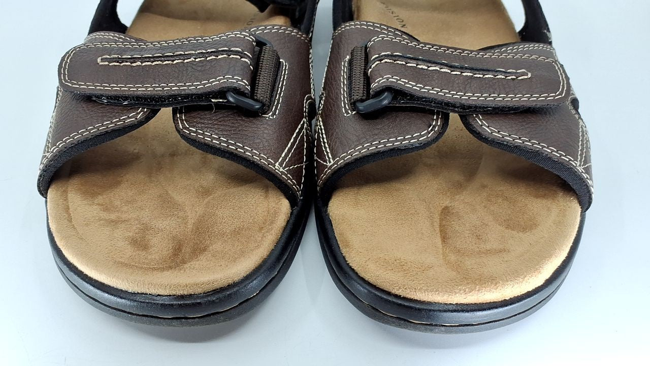 Dockers Men's Newpage Sandal, briar, 11 W US