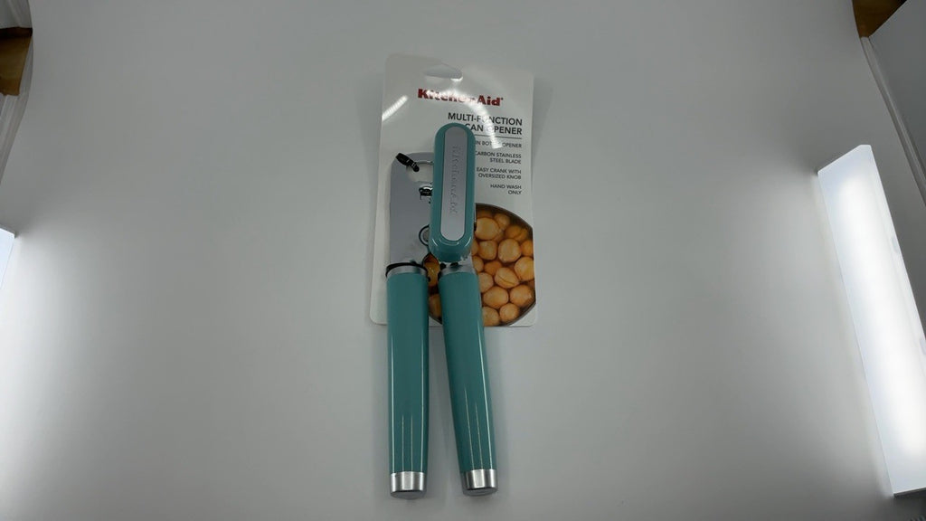 KitchenAid Classic Can & Bottle Opener, Aqua Sky, Ergonomic Handles