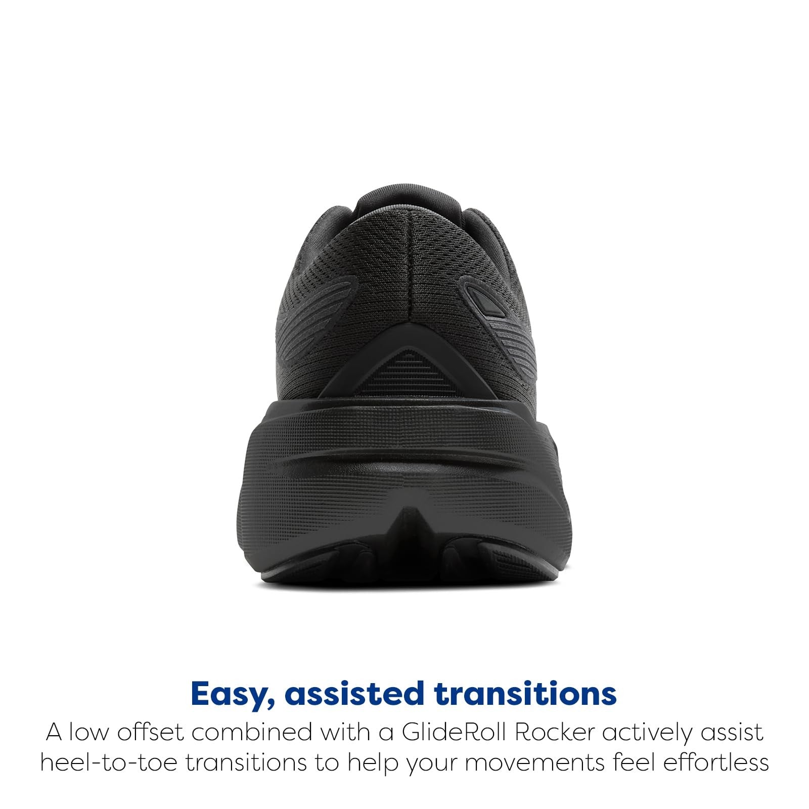 Brooks Ghost Max 3 Men's Walking Shoe 7.5 Black/Black/Ebony