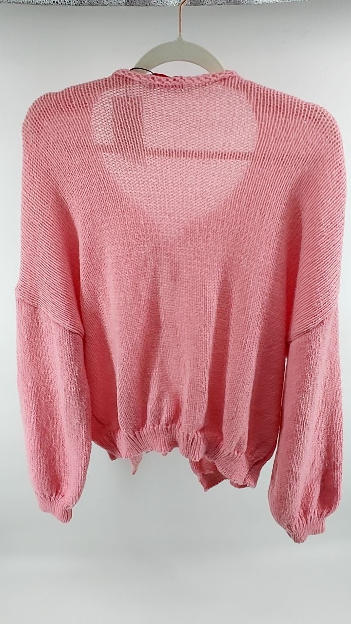 Tie-Front Long Sleeve Cardigan
