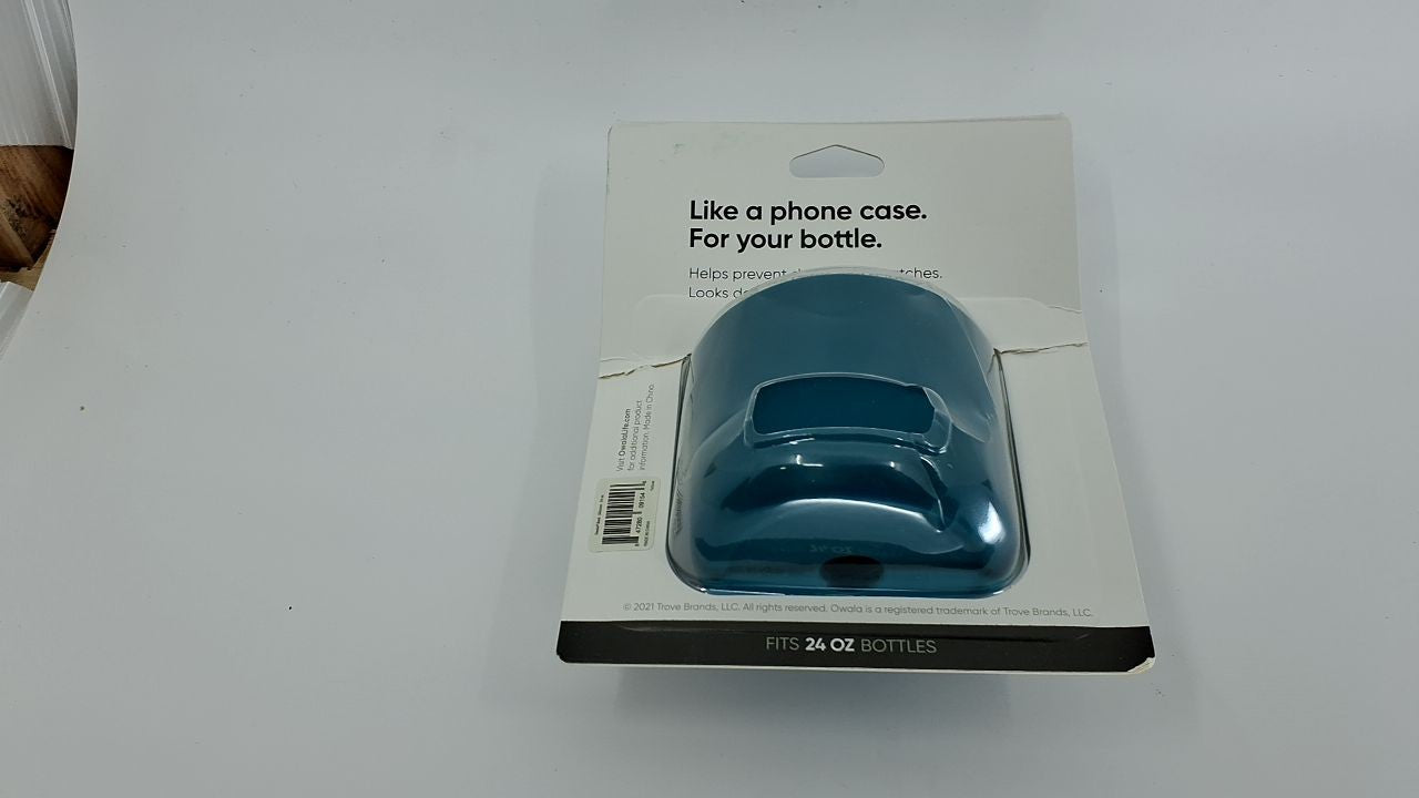 24oz Owala FreeSip Water Bottle Boot, Silicone Protective Sleeve, Aqua