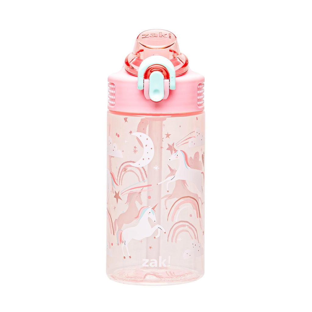 Kids 16oz Water Bottle - Zak Designs Unicorn, Leak-Proof & Portable