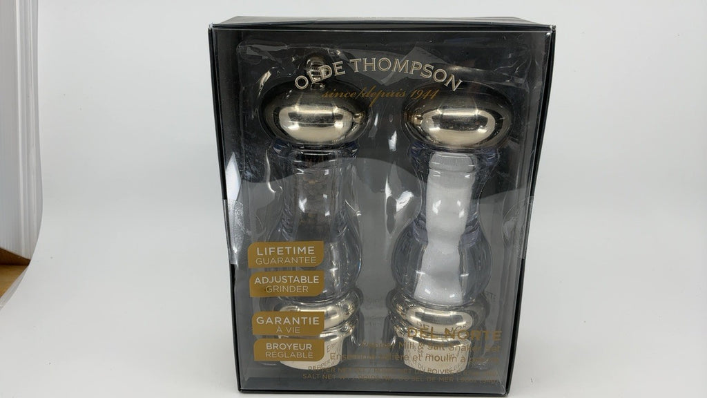 Olde Thompson Del Norte Peppermill and Salt Shaker Set