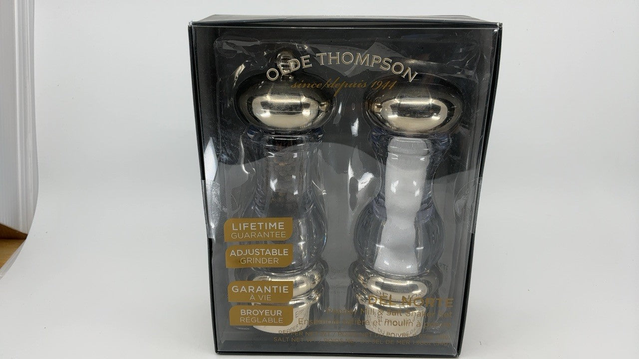 Olde Thompson Del Norte Peppermill and Salt Shaker Set