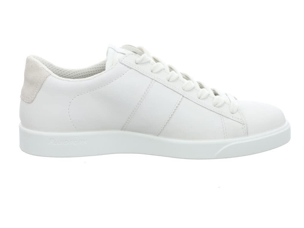 ECCO Women's Street Lite Retro Sneaker, White/Shadow White, 8-8.5