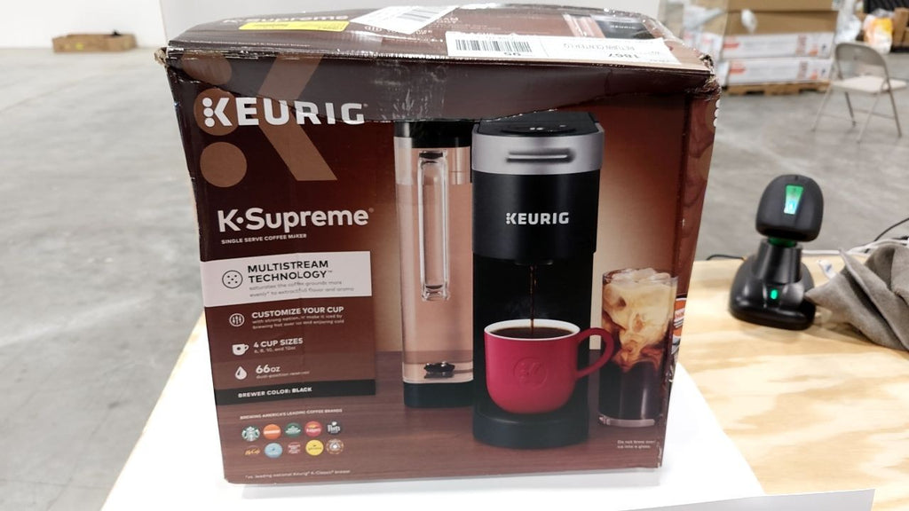 Keurig K-Supreme Single Serve Coffee Maker Black MultiStream Technology