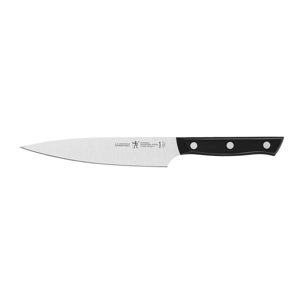 HENCKELS Dynamic 6in Utility Knife, Black/Stainless Steel, German Engineered