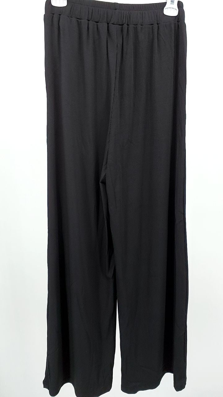 Drawstring High Waist Straight Pants
