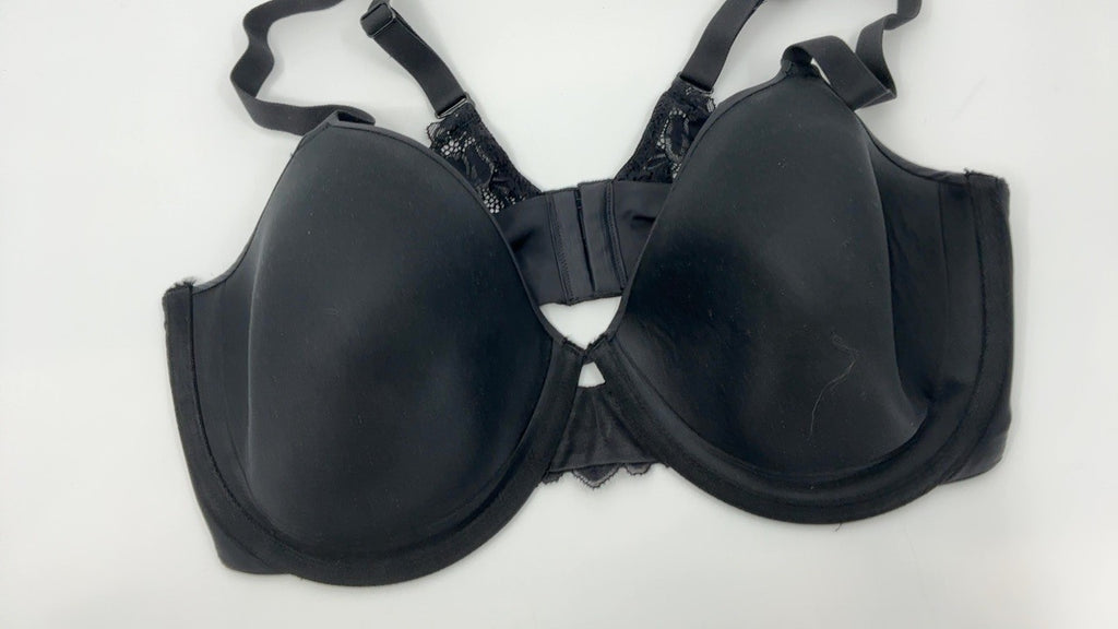 Black Microfiber Underwire Bra 38D Maidenform One Fab Fit Convertible