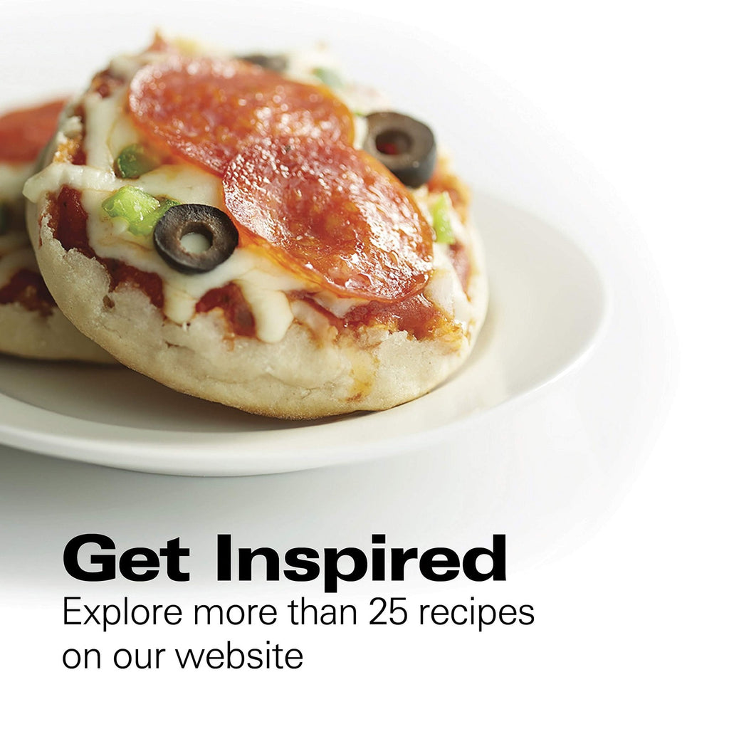 Hamilton Beach Sandwich Maker, Quick Breakfast, Black, Model 25477