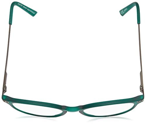 Unisex 49mm Multifocus Reading Glasses, Dark Teal, Anti-Reflective