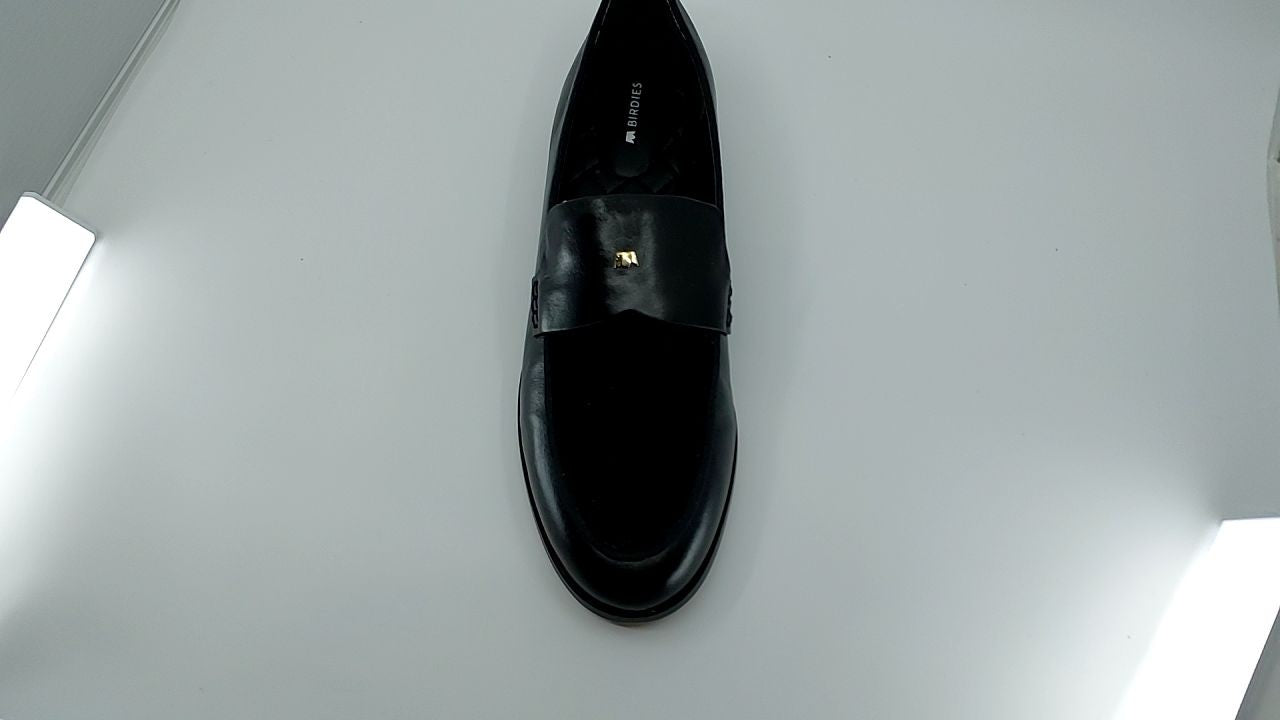 Birdies Women's The Starling 20 Loafer, Black Leather, 10.5