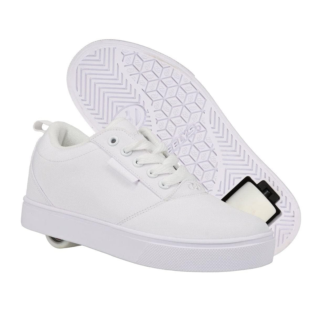 HEELYS Men's Wheeled Heeled Footwear Heel Shoe, White, 9