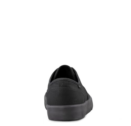 Men's Lugz Lear Classic Sneakers Black 10.5 W Lace-Up Canvas Shoes