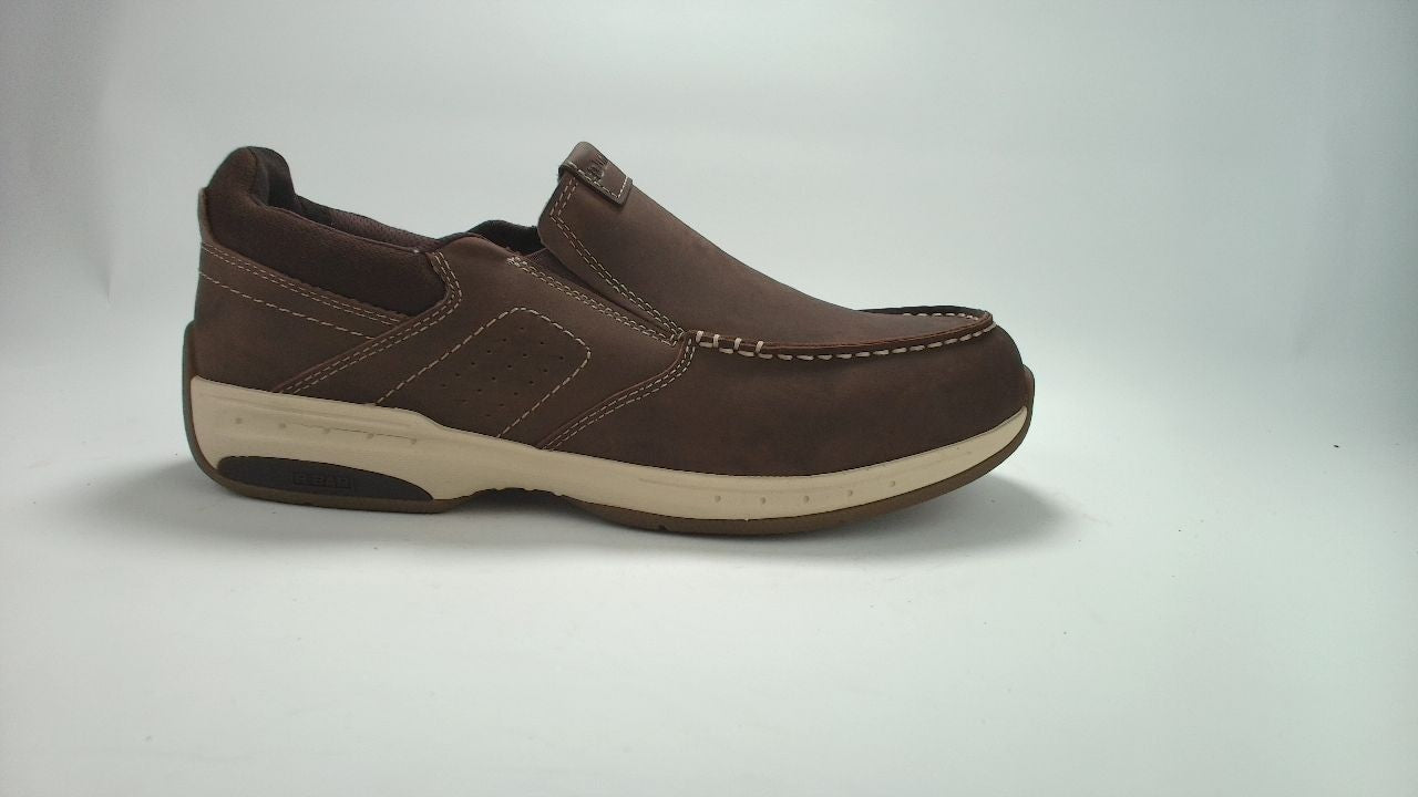 Dunham Men's Waves Loafer, Dark Brown Leather, 10.5 XX-Wide