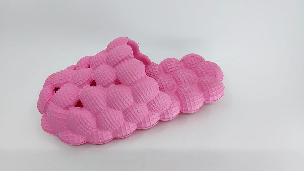 Rose Red Spa Slippers for Women & Men, Non-Slip Quick Drying Design, 5.5-6 US