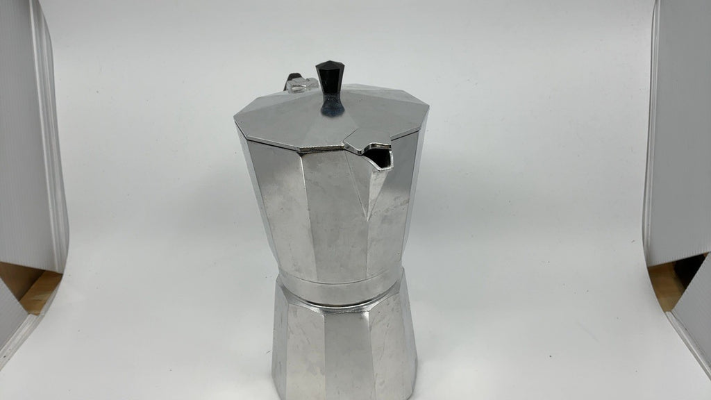 Primula 12-Cup Moka Pot Espresso Maker, Stovetop Coffee Maker, Silver