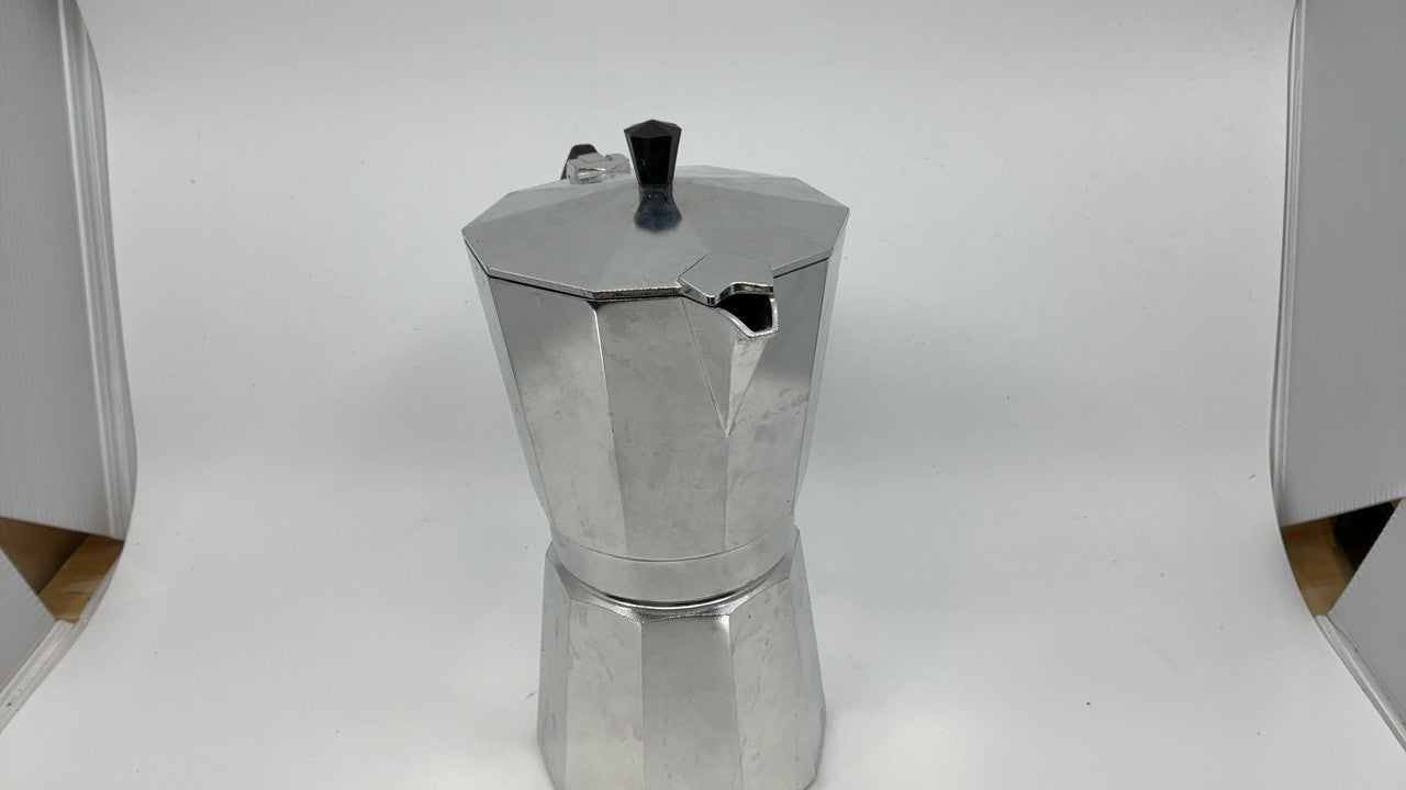 Primula 12-Cup Moka Pot Espresso Maker, Stovetop Coffee Maker, Silver
