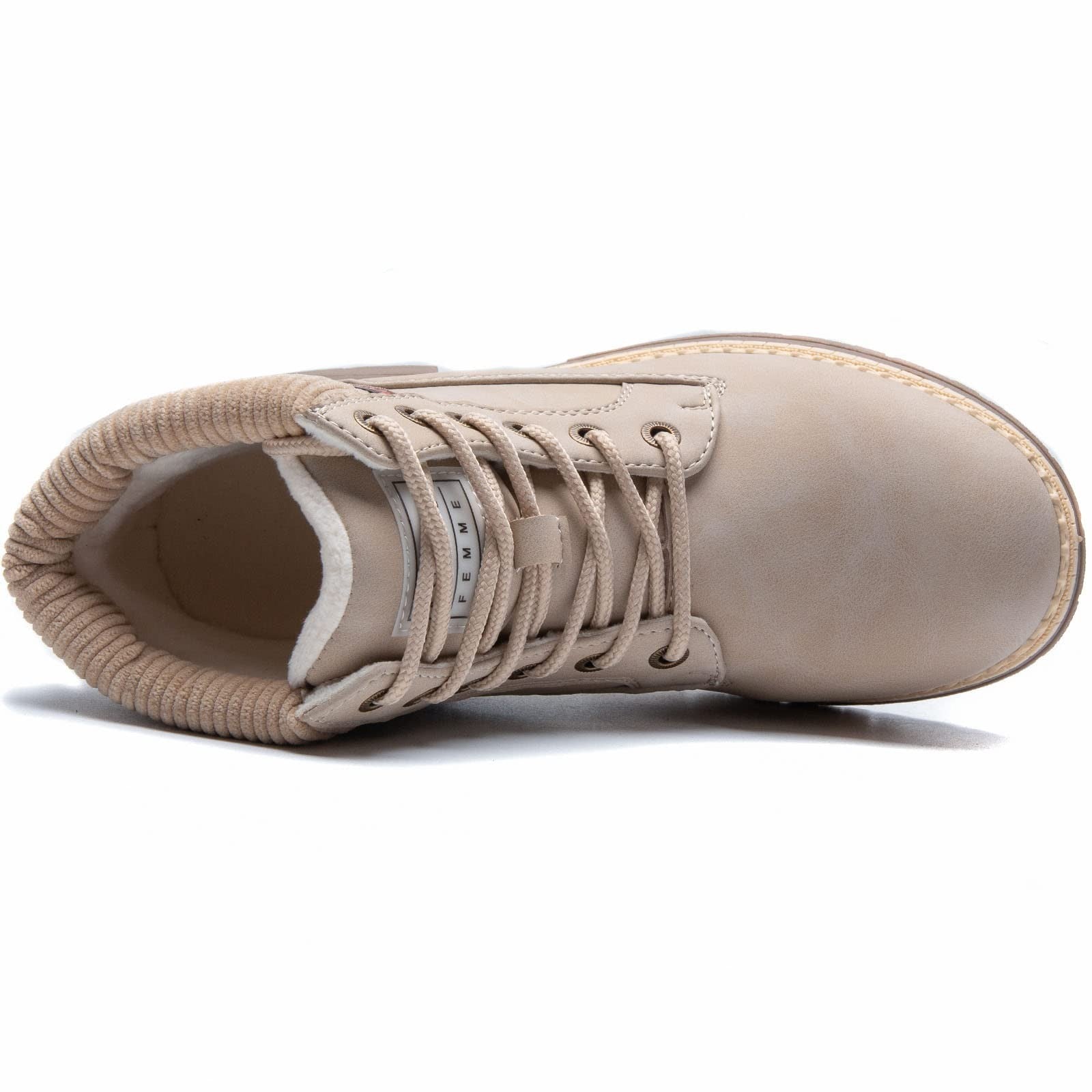 ANJOUFEMME Women’s 8.5 Grey Hiking Boots - Waterproof Outdoor Ankle Boots