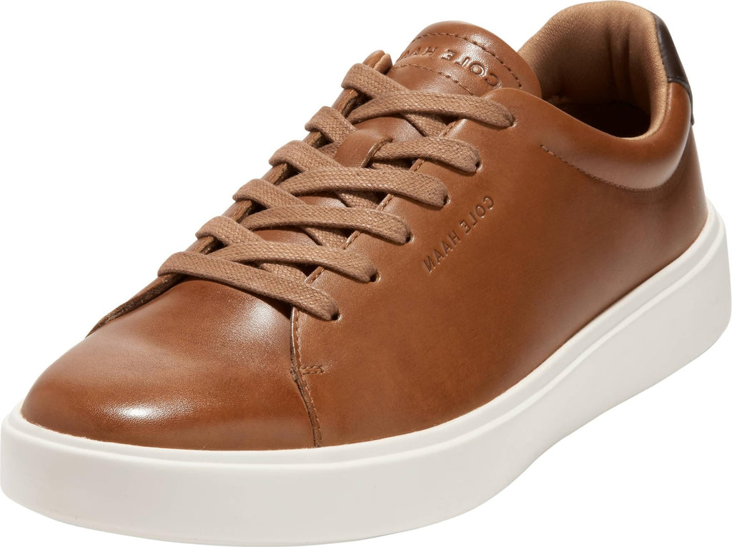 Cole Haan Men's Grand Crosscourt Sneaker, British Tan/Egret, Size 7.5