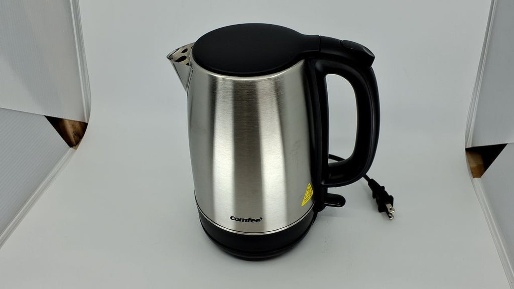1.7L Stainless Steel Electric Tea Kettle w/ LED Light & Auto Shut-Off