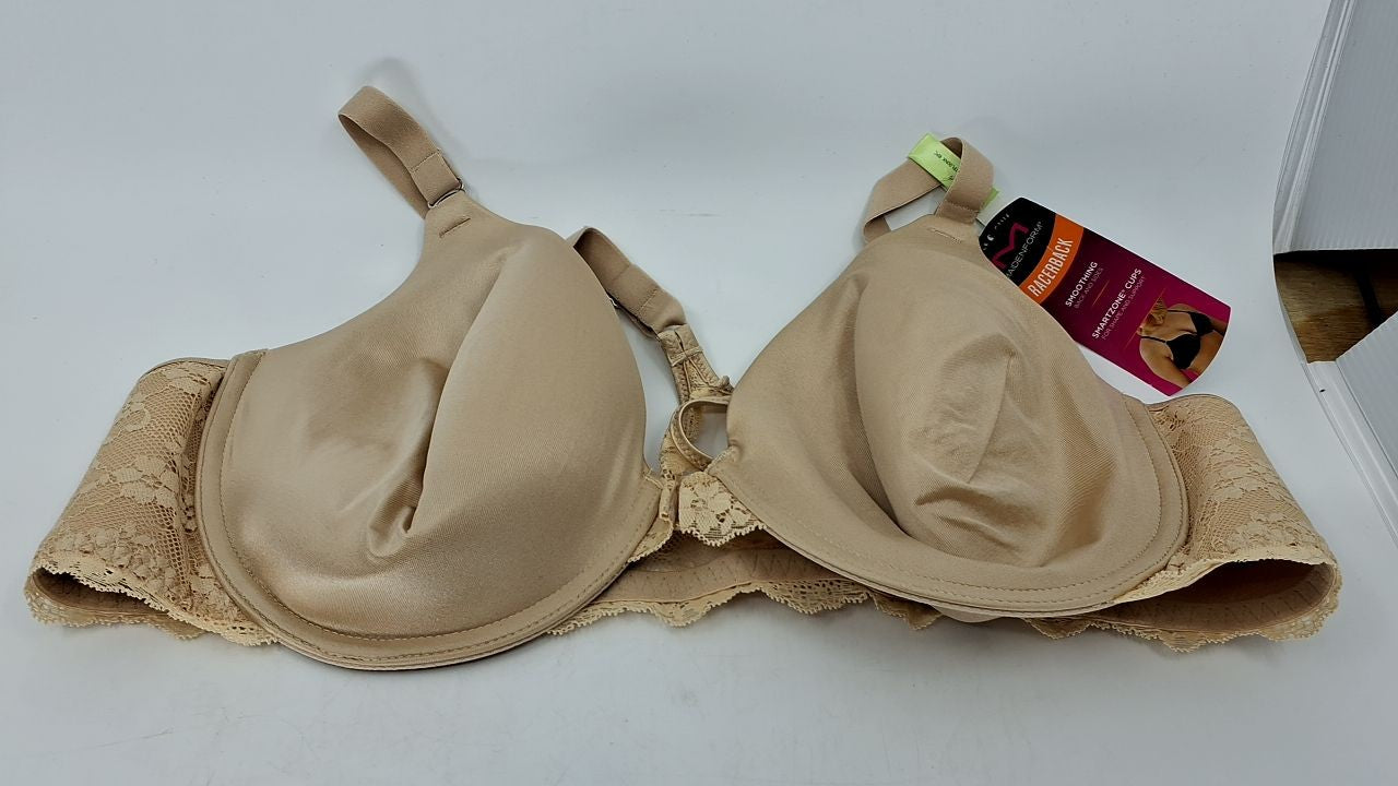 Maidenform One Fab Fit 42B T-Shirt Bra, Racerback, Latte Lift