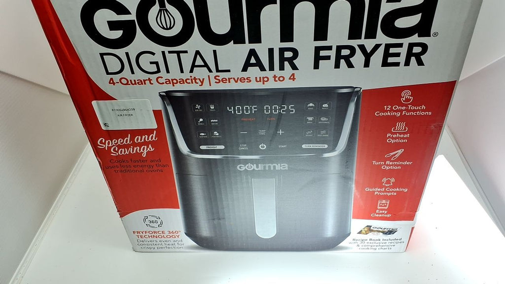 4Qt Gourmia Digital Air Fryer w/ 12 One-Touch Settings GAF414