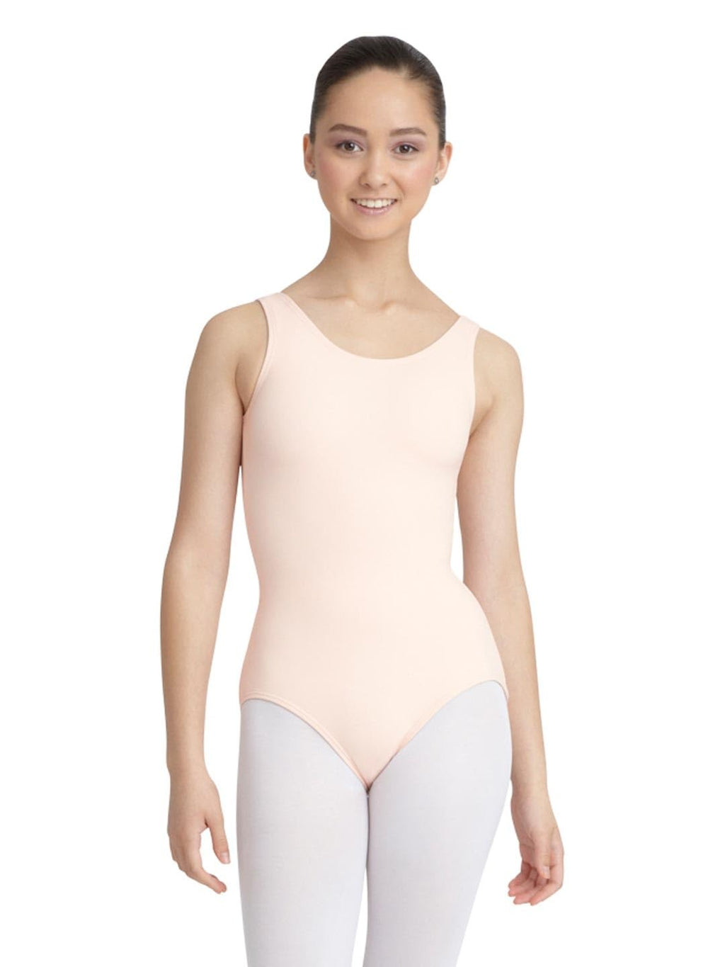 Capezio womens Team Basic Tank athletic leotards, Ballet Pink, Large US