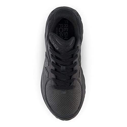 New Balance Women's Fresh Foam X 840F V1 Walking Shoes, Black, 8.5 M