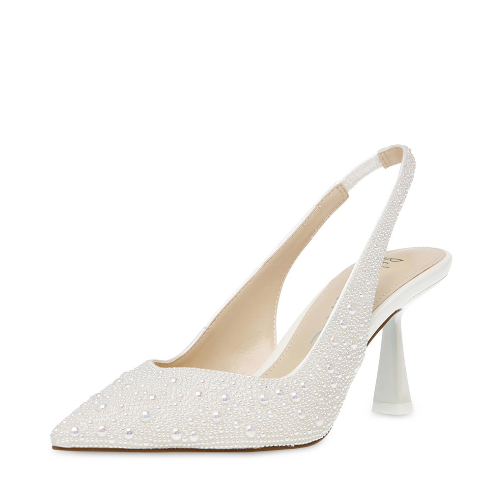 Betsey Johnson Women's Clark Pump, Ivory, 9